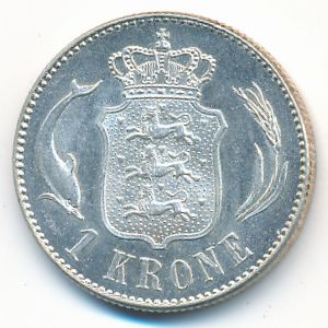 Denmark, 1 krone, 1915