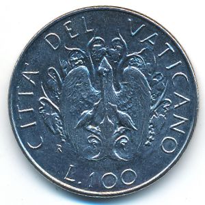 Ватикан, 100 лир (1989 г.)