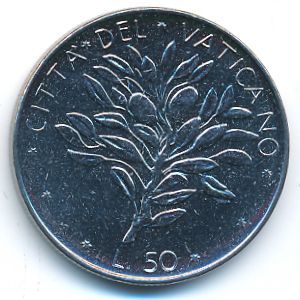 Vatican City, 50 lire, 1973