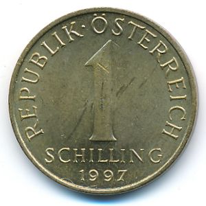 Австрия, 1 шиллинг (1997 г.)
