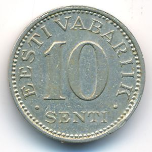 Эстония, 10 сентов (1931 г.)
