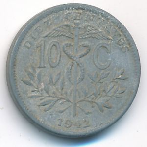 Bolivia, 10 centavos, 1942