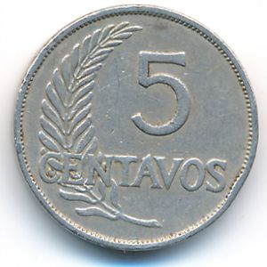 Перу, 5 сентаво (1939 г.)