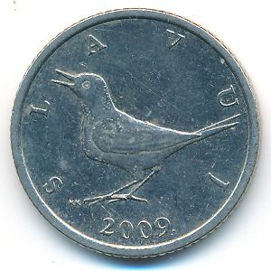 Croatia, 1 kuna, 2009