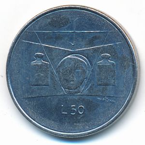 San Marino, 50 lire, 1976