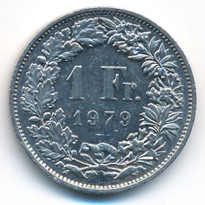 Швейцария, 1 франк (1979 г.)