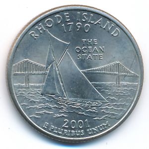 USA, Quarter dollar, 2001