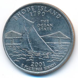 США, 1/4 доллара (2001 г.)