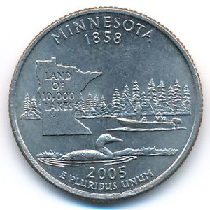 США, 1/4 доллара (2005 г.)