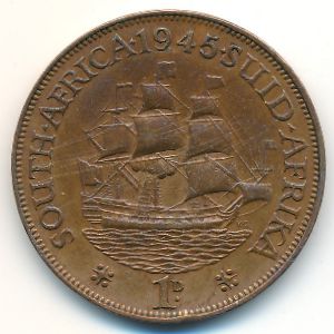 ЮАР, 1 пенни (1945 г.)