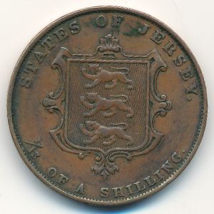 Джерси, 1/13 шиллинга (1858 г.)