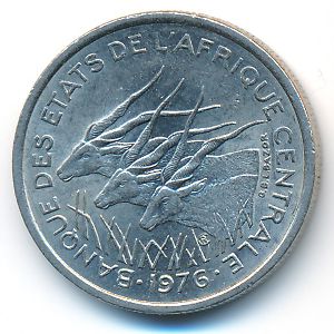 Центральная Африка, 50 франков (1976 г.)