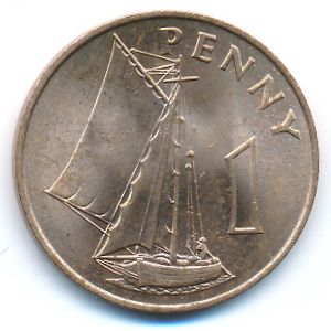 Гамбия, 1 пенни (1966 г.)