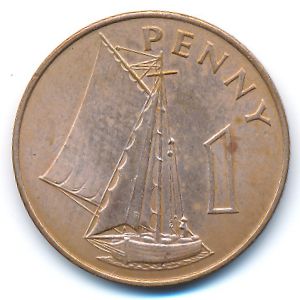 Гамбия, 1 пенни (1966 г.)