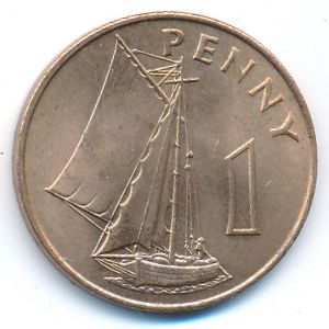 Гамбия, 1 пенни (1966 г.)