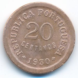 Кабо-Верде, 20 сентаво (1930 г.)
