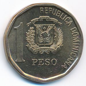 Доминиканская республика, 1 песо (2008 г.)