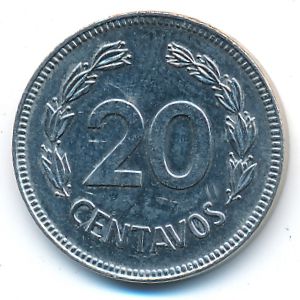Эквадор, 20 сентаво (1980 г.)