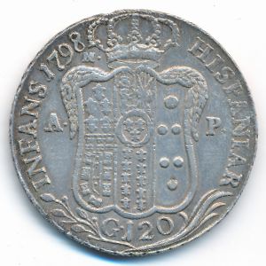 Неаполь и Сицилия, 120 гран (1798 г.)
