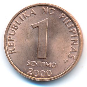 Филиппины, 1 сентимо (2000 г.)