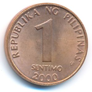 Филиппины, 1 сентимо (2000 г.)
