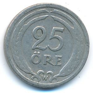 Швеция, 25 эре (1921 г.)
