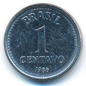Бразилия, 1 сентаво (1986 г.)