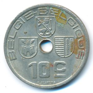 Бельгия, 10 сентим (1939 г.)