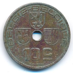Бельгия, 10 сентим (1939 г.)