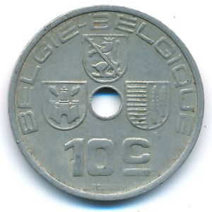 Бельгия, 10 сентим (1939 г.)