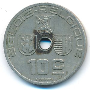 Бельгия, 10 сентим (1939 г.)