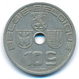 Бельгия, 10 сентим (1939 г.)