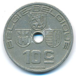 Бельгия, 10 сентим (1939 г.)