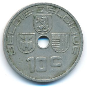 Бельгия, 10 сентим (1939 г.)