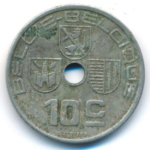 Бельгия, 10 сентим (1939 г.)