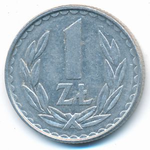 Польша, 1 злотый (1983 г.)