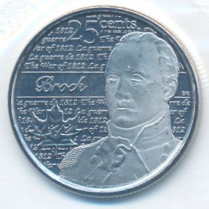 Canada, 25 cents, 2012