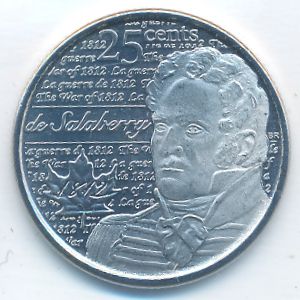 Канада, 25 центов (2013 г.)