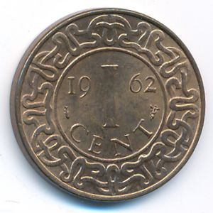 Суринам, 1 цент (1962 г.)