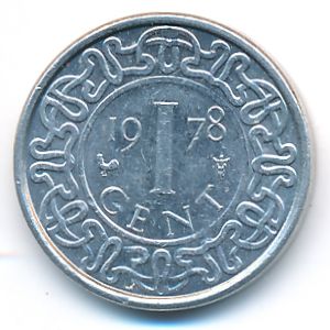 Суринам, 1 цент (1978 г.)