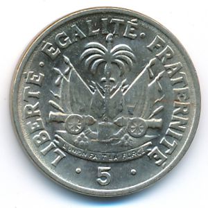 Гаити, 5 сентим (1953 г.)
