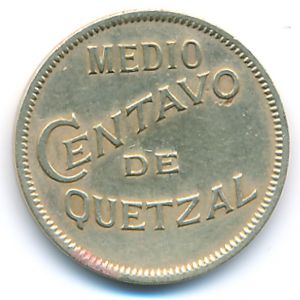 Гватемала, 1/2 сентаво (1932 г.)