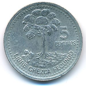Гватемала, 5 сентаво (2000 г.)