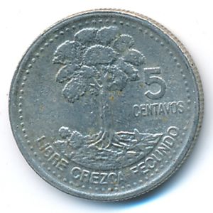 Гватемала, 5 сентаво (2000 г.)