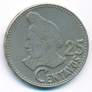 Гватемала, 25 сентаво (1978 г.)