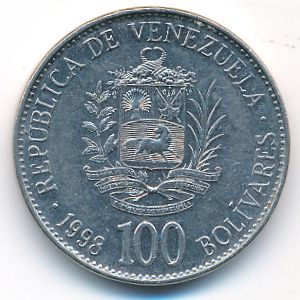 Венесуэла, 100 боливар (1998 г.)
