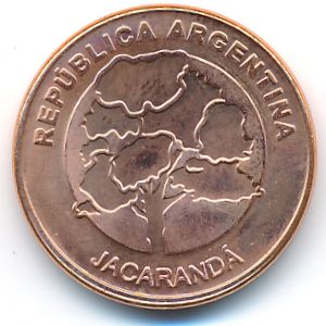 Argentina, 1 peso, 2017