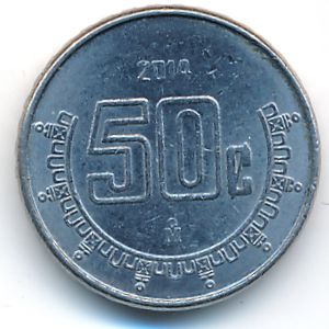 Mexico, 50 centavos, 2014
