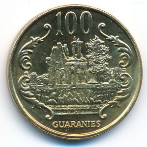 Парагвай, 100 гуарани (1993 г.)