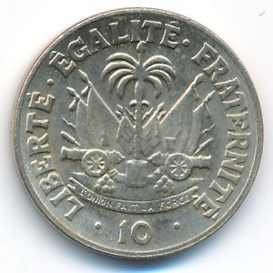 Гаити, 10 сентим (1970 г.)